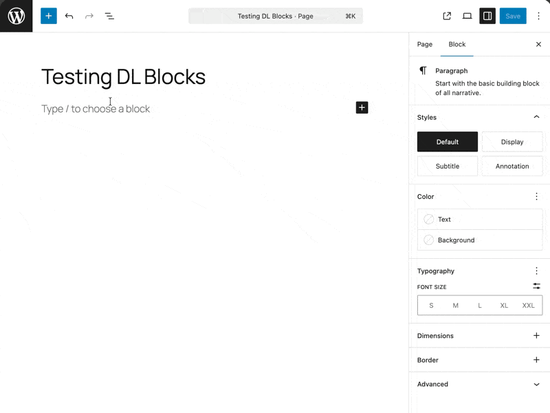 A plugin walkthrough showcasing creating and editing a Description List in the Gutenberg Editor